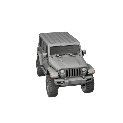Printable Jeep Style Suv STL 3D Model for Collectibles &