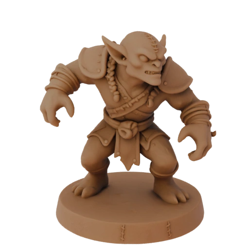 Miniatura Sciamano Goblin Velenoso Fantasy STL