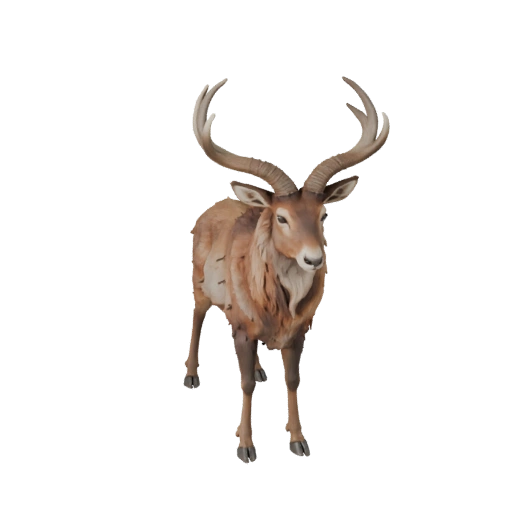 Modelo 3D de Antílope para Blender - Asset PBR com Texturas | PBR