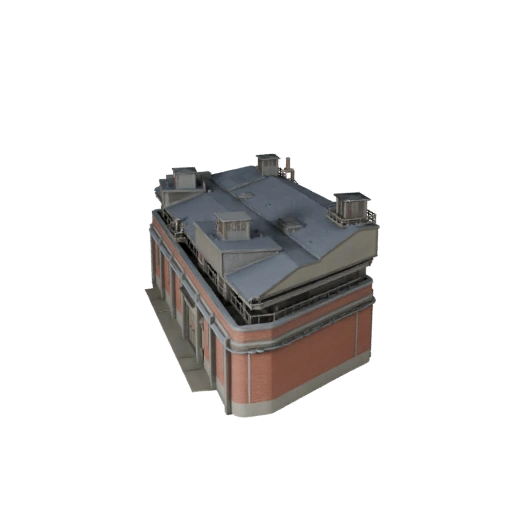 High Poly Water Treatment Plant 3D Model for Archviz
