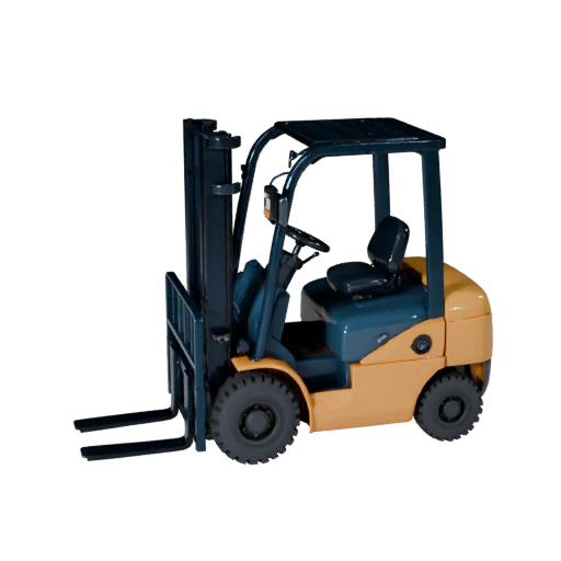 Modelo 3D de Carro Elevador para Blender e Jogos - Asset PBR