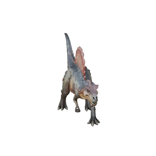 Low Poly Spinosaurus 3D Model - Unity Game Asset with FBX | PBR