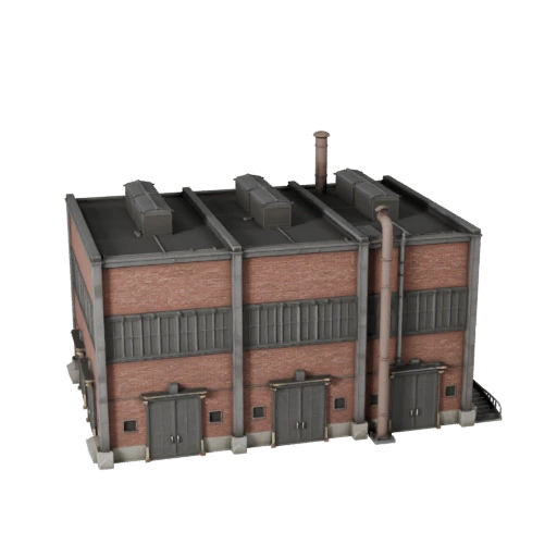 Power Plant 3D Model for Blender - Render Asset for Architecture