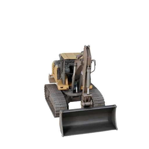 Bulldozer 3D Model for Unreal Engine - Game Ready Asset