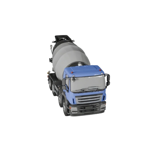 Camion toupie à béton 3D pour Unreal Engine - Jeu