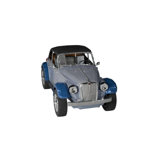 Low Poly Classic Car 3D Model for Unity & Unreal Games