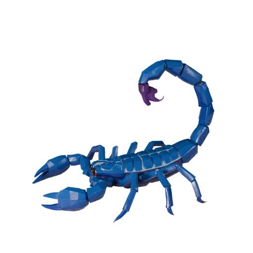 Low Poly Scorpion 3D Model - Unity Game Asset with FBX | PBR