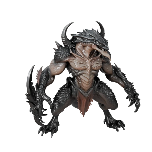 High Poly Kraken 3D Model - Detailed STL Asset for Printing