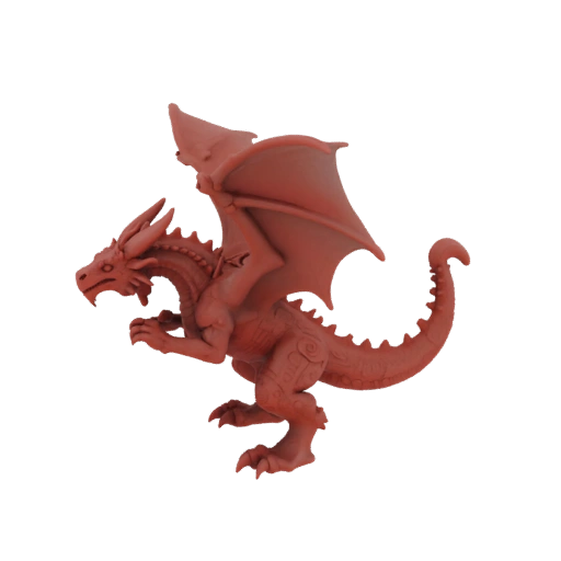 Dark Fantasy Dragon Boss Miniature STL - Summoning