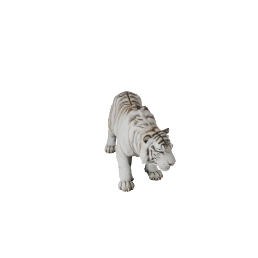 3D модель белого тигра для Blender - PBR ресурс с текстурами