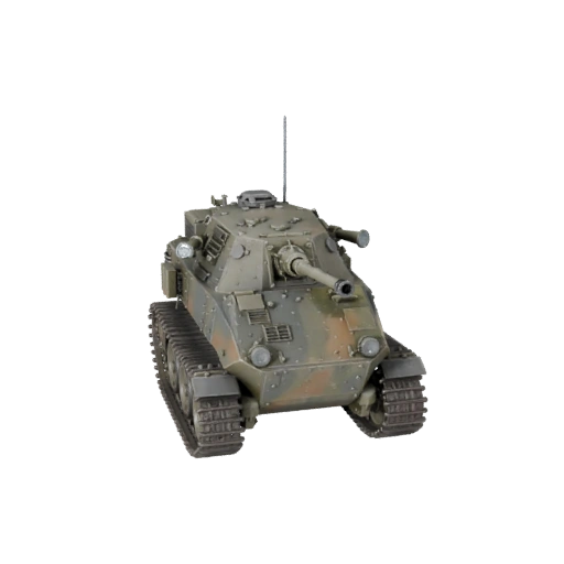 Self Propelled Howitzer 3D Model for Blender & Games -
