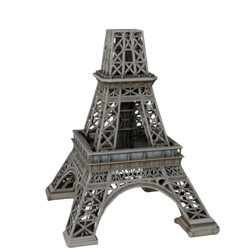 3D модель Эйфелевой башни для Unity - Игровой ресурс для архитектуры
