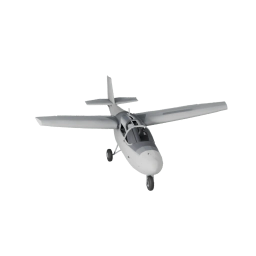 Glider 3D Model for Unreal Engine - Game Ready Asset