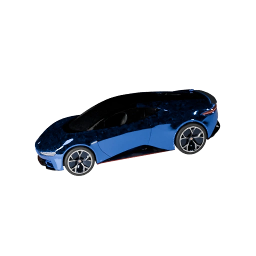 Carro Voador 3D Model para Blender - Asset Pronto para Renderização