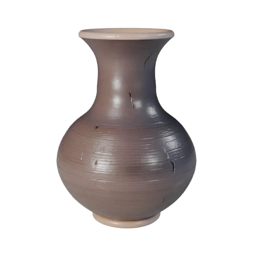 Vaso Boho Pronto para AR, Ativo Web 3D GLB para Uso Online