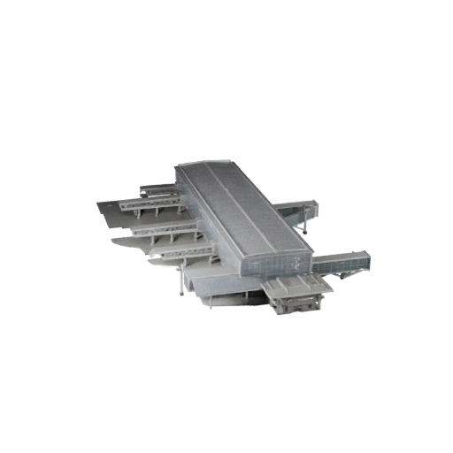 Airport Terminal 3D Model for Blender - Render Asset