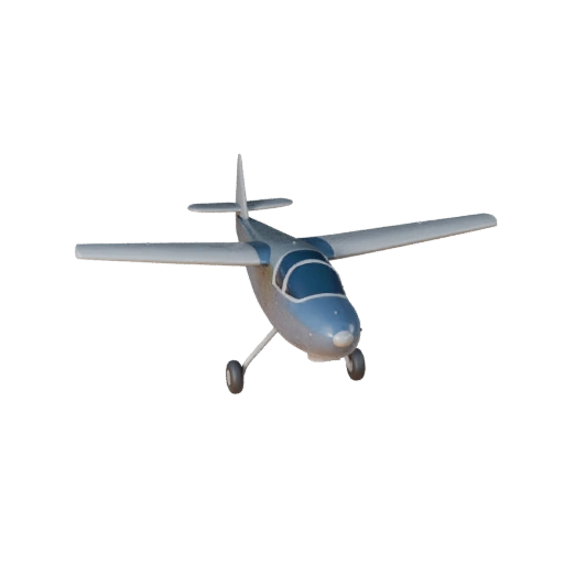 Glider 3D Model for Blender & Games - Realistic PBR Asset