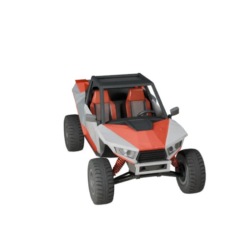 Low Poly Desert Rally Buggy 3D Model for Unity & Unreal
