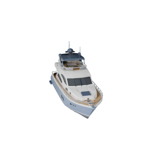 نموذج ثلاثي الأبعاد ليخت منخفض المضلع لـ Unity و Unreal PBR Asset