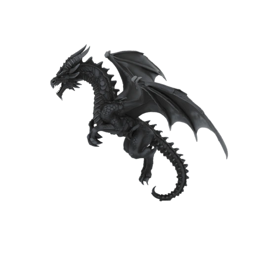 Miniatura STL Drago Infetto Fantasy Boss
