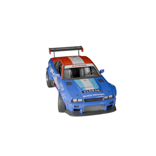 Modelo 3D de Coche de Deriva para Blender - Activo Listo para Renderizar (Legacy)