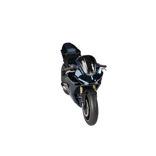 Modelo 3D de Moto Cyberpunk para Blender e Jogos - Asset PBR