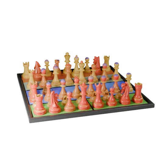 Stylized Classic Chess Piece Set | Realtime Game Pack