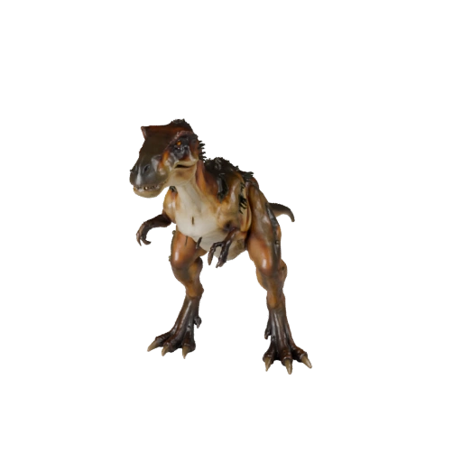 Modello 3D Compsognathus High Poly - Asset STL Dettagliato per la Stampa