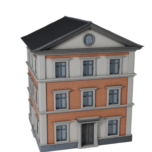 High Poly Mediterranean House 3D Model for Archviz