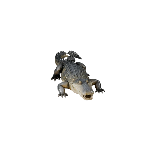 3D модель аллигатора для Blender - PBR ресурс с текстурами | PBR