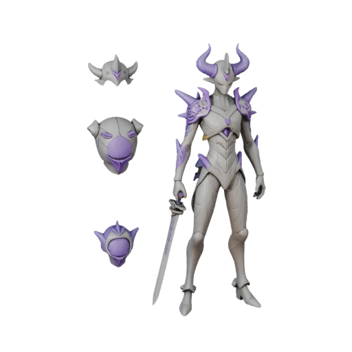 Anime Arcane BOSS Demon Boss Character Model - Rigged