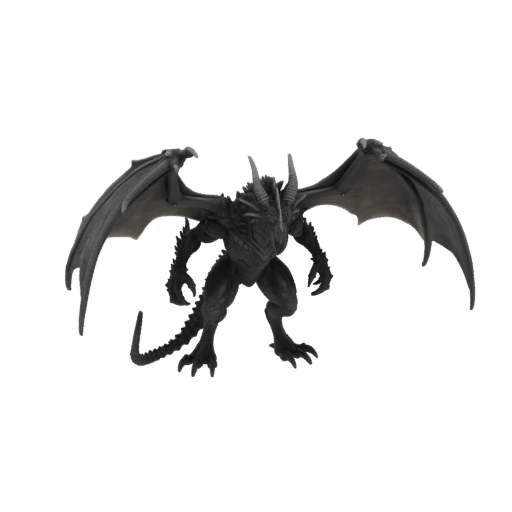 Dark Fantasy Dragon Boss Miniature STL - Attack