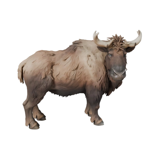 High Poly Caribou 3D Model - Detailed STL Asset for Printing