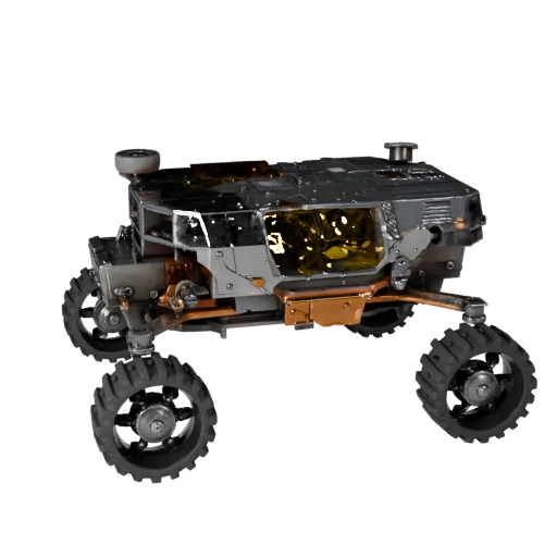 Game Ready Mars Rover 3D Model for Realtime Use PBR Asset