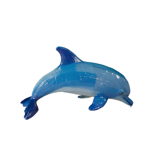 Low Poly Dolphin 3D Model - Unity Game Asset with FBX | Royalty-Free