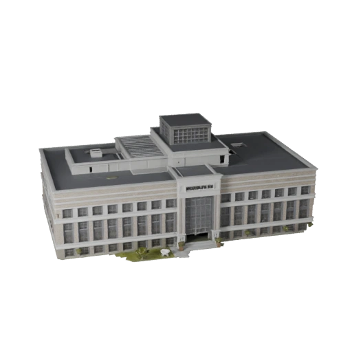 Community Center 3D Model - Realistic Archviz Asset