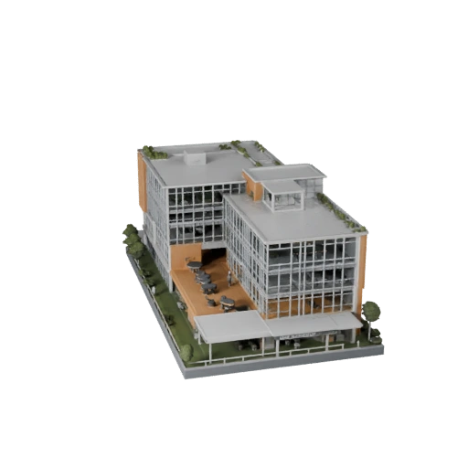 Печатная модель офиса Startup Hub в формате STL - Масштабируемый ассет