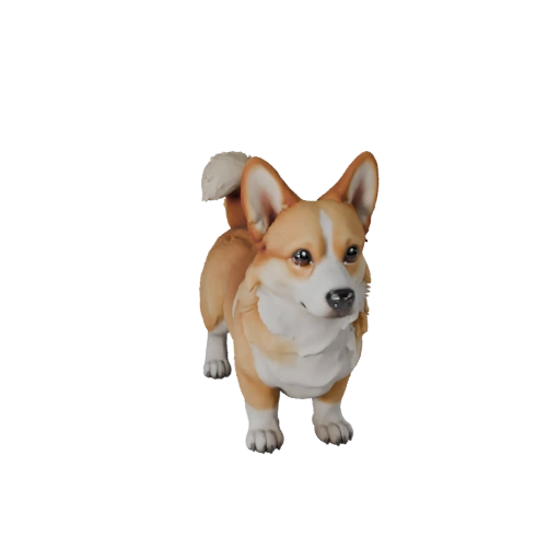 Modelo 3D Perro Corgi para Blender - Asset PBR con Texturas | PBR