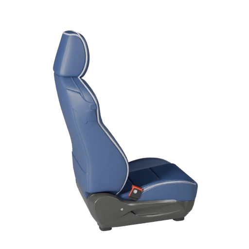 Высокополигональное 3D-кресло для автомобиля для студийных рендеров, PBR-актив