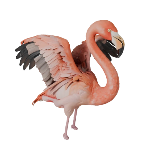 Flamingo 3D Model for Unity - Game Ready Asset, FBX | Royalty-Free