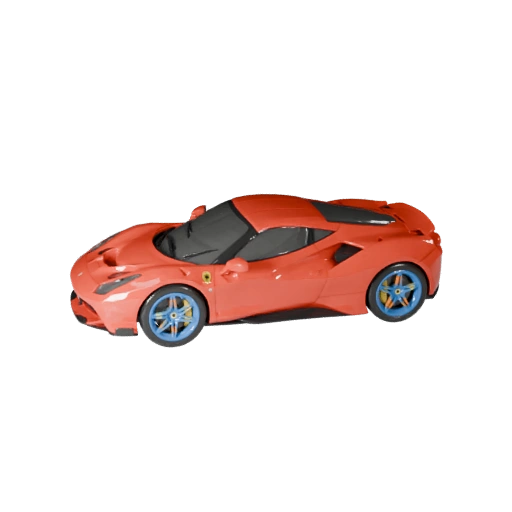 Printable Ferrari Inspired Supercar STL 3D Model for