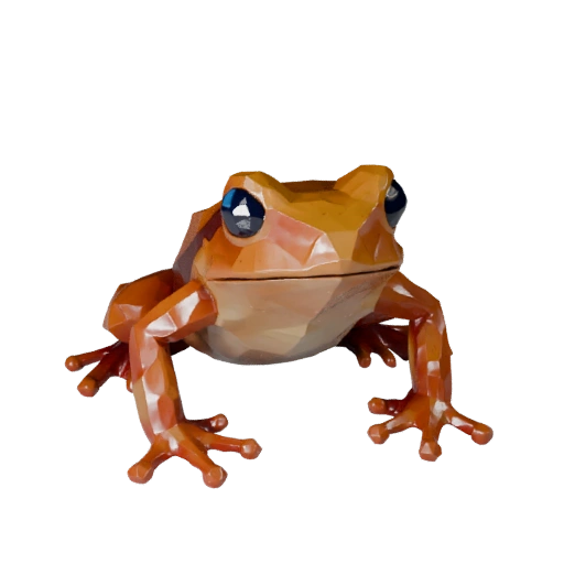 Low Poly Poison Dart Frog 3D Model - Unity Game Asset with FBX