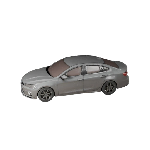Modelo 3D STL de Sedan Imprimível para Colecionáveis e Exibição