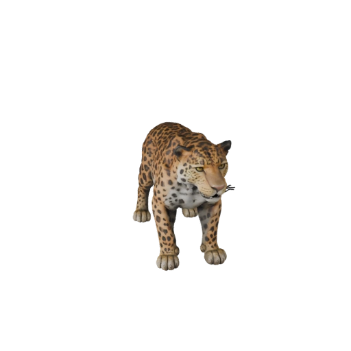 Modello 3D Leopardo High Poly - Asset STL Dettagliato per la Stampa