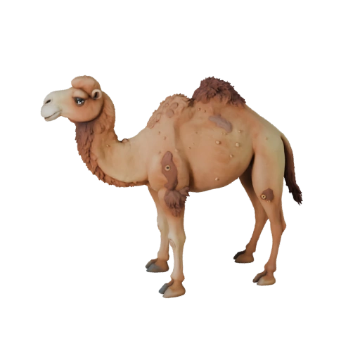 Cartoon Dromedary Camel 3D Model - Stylized Asset for Animation