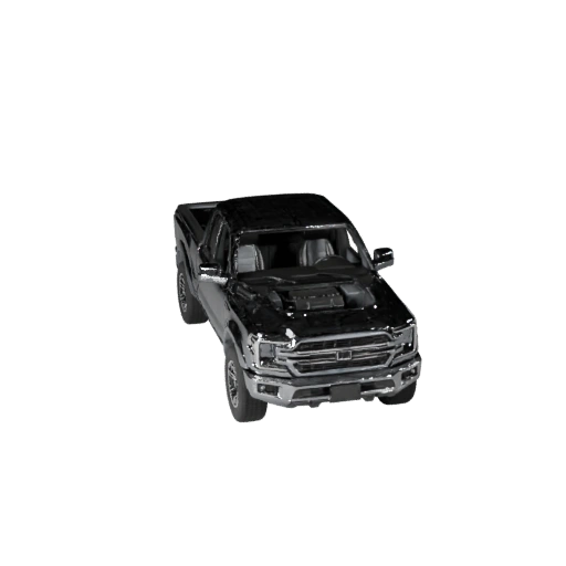 Pickup Truck 3D Model for Unity - Low Poly Game Asset