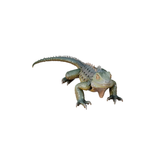 Cartoon Iguana 3D Model - Stylized Asset for Animation | PBR