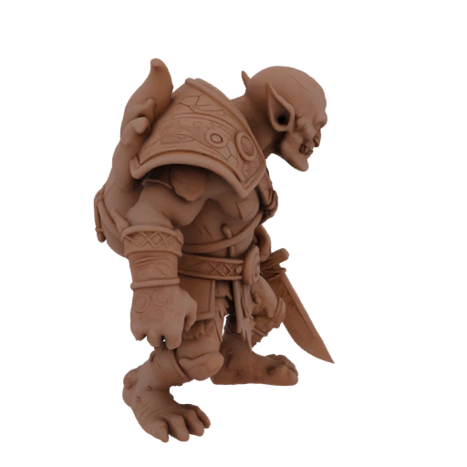 Miniatura Sciamano Goblin Fantasy STL