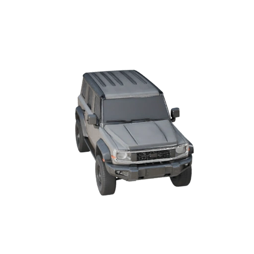 Crossover Suv 3D Model for Unity - Low Poly Game Asset