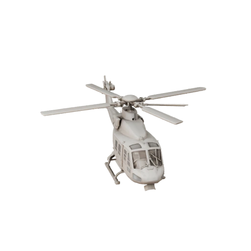 Elicottero da Carico Stampabile STL Modello 3D - Display
